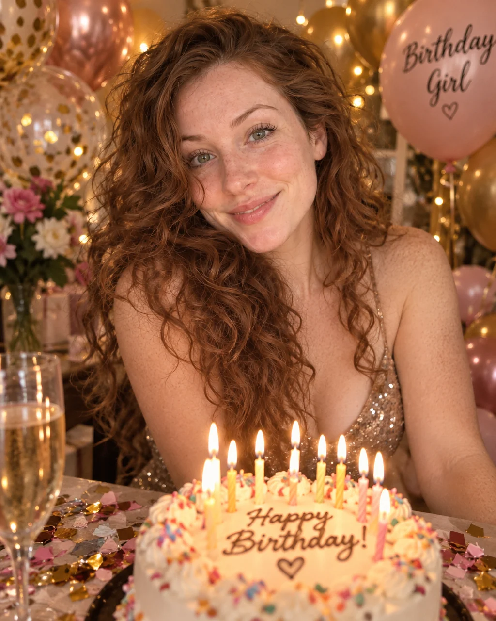 Birthday portraits, no photographer