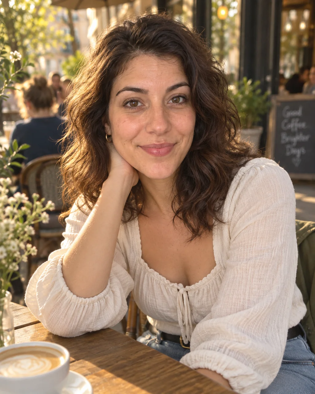 Dating profile photos, no photographer