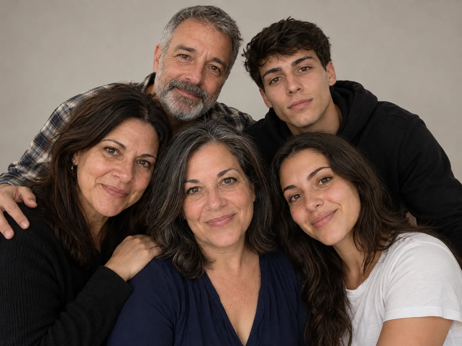 Family portraits, no photographer