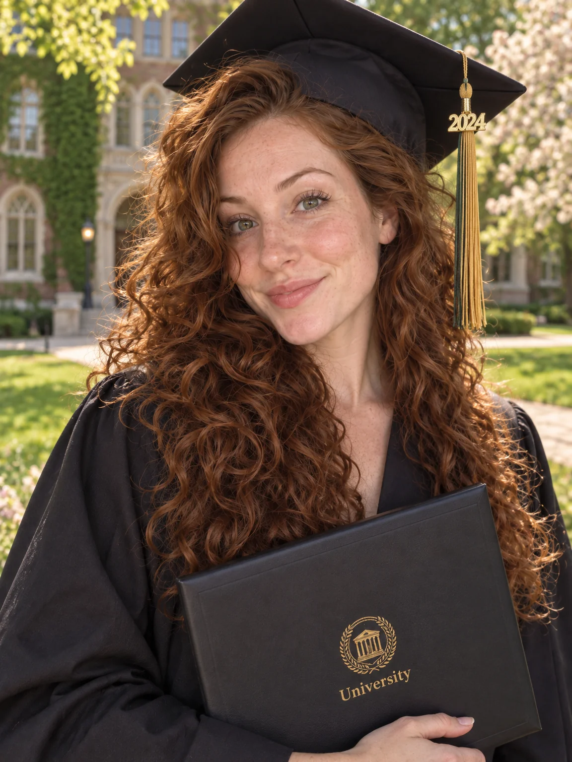 Graduation photos, no photographer
