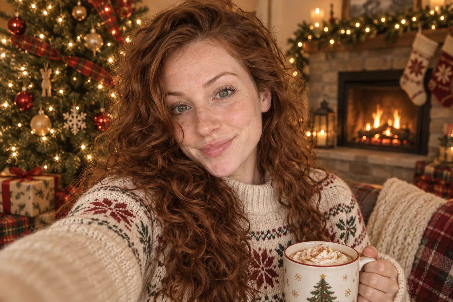 Holiday card photos, no photographer