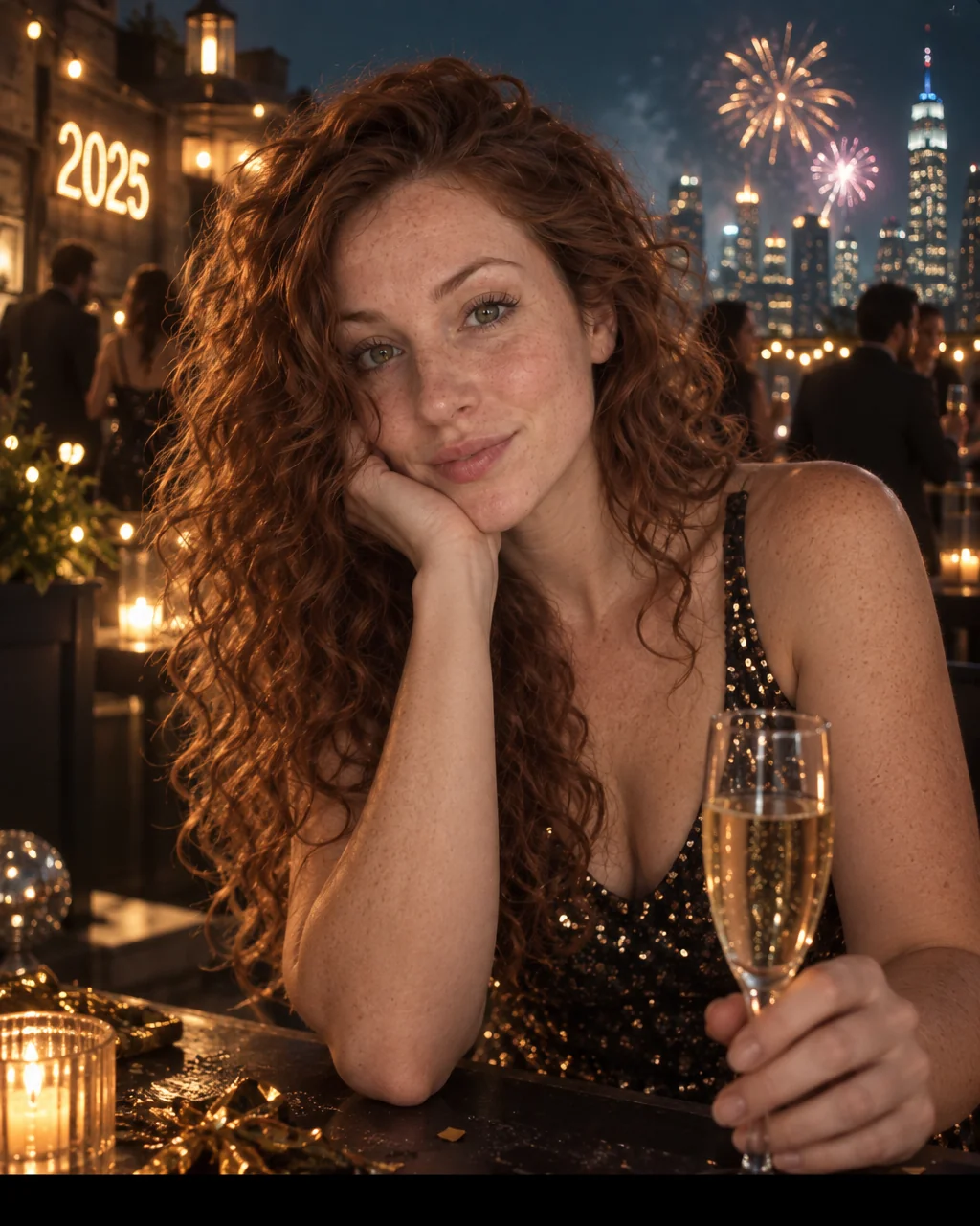 New Year portraits, no photographer
