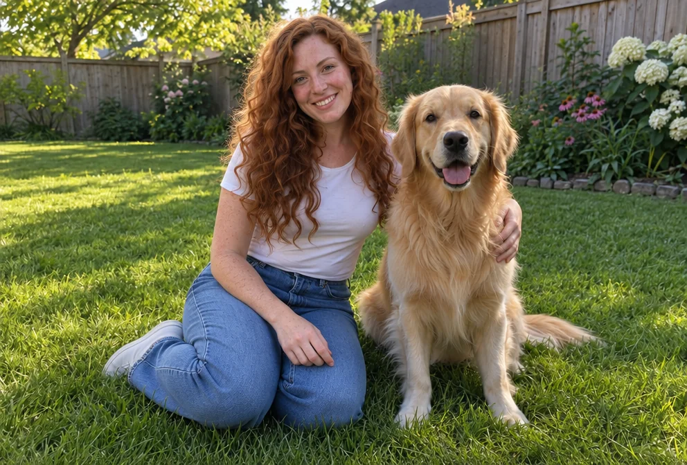 Pet and owner photos, in one frame at last