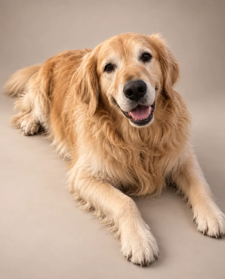 Pet portraits, no studio visit