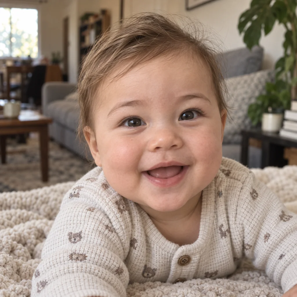 Baby Photo Generator — after editing