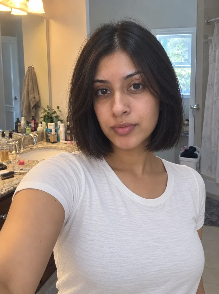 Hairstyle Changer — after editing