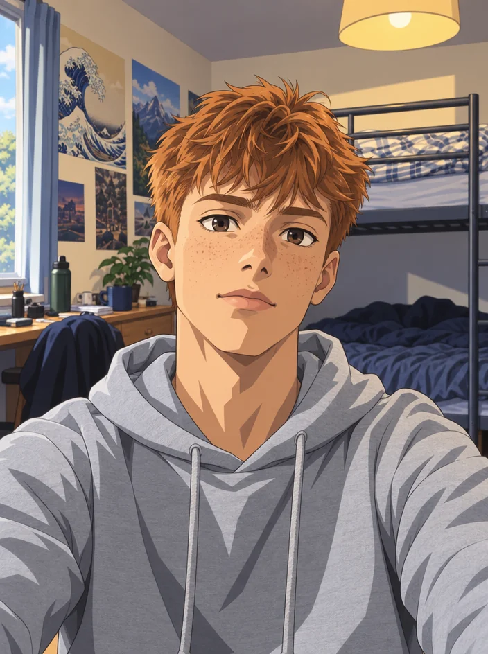 Photo to Anime — after editing